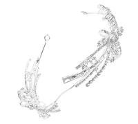 NIYANGLE Couronne De Strass Adorables Décorations Coiffes De Fête Couronne De Mariage Bandeau De Cheveux Couronne Brillante Pour Filles Bandeau En Strass Pour Femmes