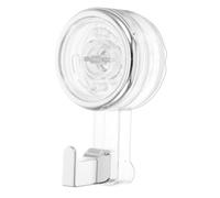 NIYANGLE Crochets à Ventouse en Plastique Transparent pour Salle de Bain, Fixation sans Perçage, Forte Aspiration, Design Gain de Place, Adaptés aux Surfaces Lisses