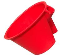 NIYANGLE Cuillère à Arroser Grosse Capacité en Plastique Poignée Ergonomique Rouge D'extérieur pour Jardinage Pratique et Arrosage
