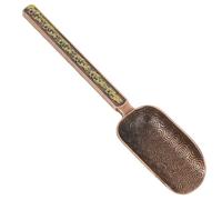 NIYANGLE Cuillère Doseuse à Thé en Cuivre et Zinc, Style Rétro Vintage, Facile à Nettoyer Ranger, Accessoire de Thé Usage Quotidien