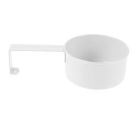 NIYANGLE Cuillère Doseuse en Métal Multifonction pour Lessive en Poudre Cuillère à Café pour Poudre Mesurette Compacte Blanche pour Aliments pour Animaux Céréales et Farine Accessoire