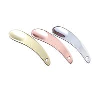 NIYANGLE Cuillères à Crème Visage Yeux, Lot De 3 Pièces, Alliage De Zinc, Pratiques Pour Maquillage Et Soins Peau, Rangement En Voyage