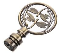 NIYANGLE Décoratif Fleuron Lampe Vintage à Vis pour Abat-jour Support Armature pour Lampe de Table et Lampadaire Bouton de Luminosité et Température Accessoire Chic pour Abat-jour Chevet