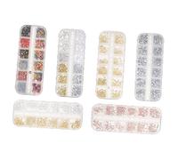 NIYANGLE Décoration Colorée Kit De Autocollants Pour Manucure Accessoires De Nail Art Élégants Pour Look Éblouissant Et Créatif