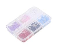 NIYANGLE Décorations Pour Fleur De Charms De Nail Art Compartiments Accessoires Élégants Pour Manucure Pour Toutes Occasions