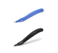 NIYANGLE Dégrafeuse Manuelle et Sécurisée en ABS Bleu et Noir 2pcs Extracteur D'agrafes pour Bureau et Maison