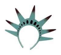 NIYANGLE Diadème Statue Liberté Ambiance Halloween pour Cosplay | Bandeau Patriotique en Pu, Ajustement Sûr et Confortable, Finition de Qualité pour Fête et Déguisement