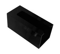 NIYANGLE Distributeur Organisateur Gobelets en Papier en Acrylique Noir de Compartiment Unique de Tasses au Design Créatif de Comptoir pour Événements Spéciaux