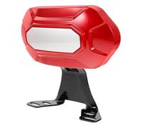 NIYANGLE Dossier de Siège Arrière de Moto Confortable en Plastique Métallique Rouge, Installation Facile, Accessoire Scooter pour Remplacement de Siège Conducteur