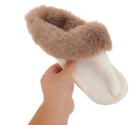 NIYANGLE Doublures Amovibles pour Sabots Fourrés Unisexes Semelles Intérieures Chaudes en Peau de Mouton Retournée Taille 42-43 Doublure Respirante et Lavable pour Chaussures D’Hiver