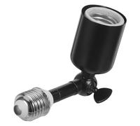 NIYANGLE Douille E27 en Céramique Noire pour Ampoules LED et Incandescentes, Rotative à 350 Degrés, Ajustable, pour Installations Encastrées Plafond les Intérieurs