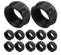 NIYANGLE Écrous en Plastique Noirs Pièces de Chargeur Rapide Stables et Fiables Lot de 20 Design Simple et Élégant pour Support Téléphone Voiture pour Fixation Grille D'aération