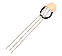 NIYANGLE Élastique Cheveux Métallique Avec Pompon Strass Accessoire Chic Pour Chevaux Fine Ou Épaisse Tenue Confortable Et Élégante Pour Femmes