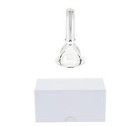 NIYANGLE Embouchure pour Corne Argentée en Laiton Solide, Accessoire Instrument de Musique pour Débutants et Professionnels, Pièce de Rechange pour Cor, Adaptée à L'entraînement Fête du