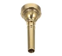 NIYANGLE Embouchure pour Trompette Taille Standard Dorée Accessoire pour Instrument de Musique Petite Trompette Adaptée aux Débutants et Professionnels Partie de Remplacement Présent