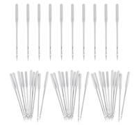 NIYANGLE Ensemble de 60 Aiguilles Multifonctions pour Machine à Coudre Domestique Taille 90/14 Compatibles Tissus Coton Soie Lin Aiguilles Droites Robustes pour Couture Précise et