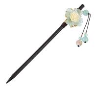 NIYANGLE Épingle à Cheveux Des Coutumes Anciennes Faite Main Taille Unique Alliage Solide Style Hanfu Pour Femmes Fête Traditionnelle Décoration Délicate Fleurs 4 Feuilles