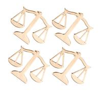 NIYANGLE Épingles de Balance en Alliage Or, Lot de 4 Épingles à Bijoux pour Costume de Bal de Fin D'année, Accessoires Polyvalents Soulignant le Professionnalisme