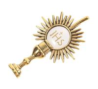 NIYANGLE Épinglette Croix de Première Communion en Alliage de Zinc, Résistante la Déformation la Décoloration, Accessoire Unique pour Cérémonies Religieuses
