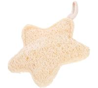 NIYANGLE Éponge de Bain Brosse Exfoliante Corps D'étoile en Luffa Naturelle Poils Doux pour Massage Adaptée aux Garçon et Filles et Adultes