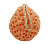 NIYANGLE Éponge De Bain Exfoliante Orange Éponge Nettoyante Pour Corps Visage Accessoire De Spa Nettoie Les Pores Et Améliore La Texture Peau Portable Et Pratique Pour Usage Quotidien