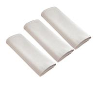 NIYANGLE Étamine Alimentaire en Coton Pur Blanc 3pcs Réutilisable Lavable sans Peluche pour Filtrage Jus D'agrumes et Fabrication de Vin