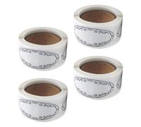 NIYANGLE Étiquettes Autocollantes Ovales pour Bocaux Mason 600 Pièces Amovibles et Inscriptibles Autocollants Alimentaires pour Conservation au Réfrigérateur et Congélateur Étiquettes