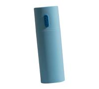 NIYANGLE Étui à Brosse à Dents Portable en Plastique Bleu Rangement pour Dentifrice et Peigne, Accessoire de Voyage Pratique et Léger