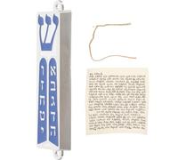 NIYANGLE Étui à Mezouza de Porte Décorative, Mezouza Texte Saint, Alliage de Zinc, pour Porte, Bénédiction Maison, Décoration Religieuse Juive