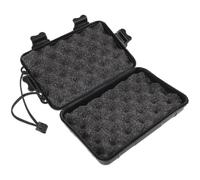 NIYANGLE Étui de Montre de Voyage Multifonction Rigide en Plastique Mousse Intérieure et Étanche pour Hommes, Boîte de Rangement Compacte pour 170X110X50 MM