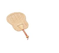 NIYANGLE Éventail à Main Tissé Main Forme Banane Ventilateur Portable Léger et Élégant pour Décoration Intérieure et Usage Extérieur