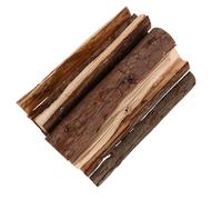 NIYANGLE Fausse Bûche de Cheminée Décorative en Bois Rustique, Bois de Chauffage Sec pour Décoration Intérieure Réaliste et Ambiance Chaleureuse