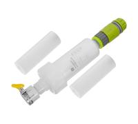 NIYANGLE Filtre à Eau Déchlorée pour Aquarium et Étang, Cartouche Filtrante Remplaçable en Plastique Blanc, Installation Simple, de L'entretien, Système 1/2 Filetage sous-Marin