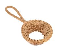 NIYANGLE Filtre à Thé Rotin Artisanal Passoire Légère pour Cérémonie de Thé Accessoire Pratique pour Cuisine Décor Élégant