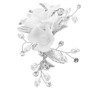 NIYANGLE Flower Hair Clip Épingle à Cheveux Céramique Pour Mariée Accessoire Élégant Pour Photos De Mariage Et Événements Spéciaux