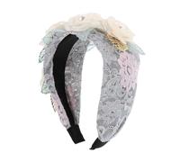 NIYANGLE Flower Headband For Women Elegant Floral Hair Accessory For Parties And Valentine Day Celebrations