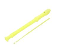 NIYANGLE Flûte à Bec Soprano 8 Trous Abs pour Garçon et Filles, Instrument de Musique Éducatif, Couleur Jaune, Léger et Sûr, pour Apprentissage Musical et Jeux en Famille