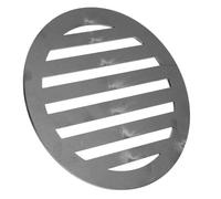 NIYANGLE Grille à Feu Ronde pour Barbecue, Fer, 145mm, 1 Pièce