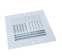 NIYANGLE Grille de Ventilation Installation Facile pour Plafond en Métal Blanc et Finition Élégante, pour Salle de Bain et Combles