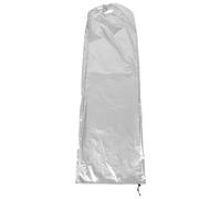 NIYANGLE Housse de Protection pour Échelle Pliable 4 Marches en Tissu Oxford Argenté 50 X 6,5 X 154 Cm, Couverture Imperméable Robuste pour Usage Extérieur et Rangement Sécurisé