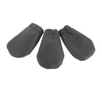 NIYANGLE Housse pour Pédale de Piano Droit 3 Pièces en Tissu Technologique Imperméable Gris Foncé, Manchon Élastique Anti-Rayures, Protection pour Pédales de Piano Mécanique et