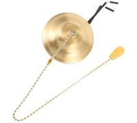 NIYANGLE Interrupteur à Tirette 10A Double Commande pour Plafonnier Câble 30 CM Cuivre 72 Couleur Dorée Accessoire Remplacement Luminaire Salle de Bain et Lampe Suspendue