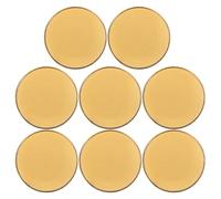 NIYANGLE Jetons Métalliques Vierges à Graver au Laser 8 Pièces en Alliage Doré 40 MM Supports Ronds pour Créations DIY Médailles Commémoratives Personnalisables pour Bijoux et