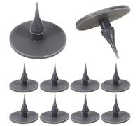 NIYANGLE Joint pour Cuiseur à Riz Coussinets de Soupape Ajustables 10 Pièces en Silicone Noir Faciles à Installer pour Remplacement de Valve D'échappement Vapeur