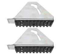 NIYANGLE Kit 1 Paire Pieds Antidérapants Caoutchouc pour Échelle Extensible 21x11x7 Cm - Accessoires Sécurité Maison et Chantier - Embouts Rechange Résistants Uv, Pluie et Variation