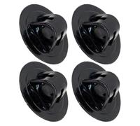 NIYANGLE Kit Complet 4 Supports Moteur en PVC pour Kayak, Canoë et Bateau Gonflable Fixation Renforcée pour Moteur Électrique et Utilisation Régulière