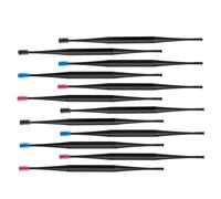 NIYANGLE Kit D’élimination du Cérumen Double Face en Silicone Sûr, 18 Pièces, Outil Spiralé Réutilisable pour Nettoyage Auriculaire des Garçon et Filles, Adultes et Personnes Âgées,