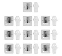 NIYANGLE Kit de 10 Loquets de Porte pour Sèche-linge, Pièces de Rechange Robustes Compatibles Électroménager, Serrure à Came pour Réparation Maison et Entretien Facile