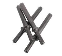 NIYANGLE Kit de 4 Mèches de Burin en Acier pour Marteau Pneumatique de Lissage, Outil Portable pour Travaux de Rivetage et Réparation Automobile