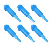 NIYANGLE Kit de 6 Pièces Joints de Vidange Huile de Frein en Abs Robuste Connecteurs pour Tuyau de Purge Liquide Frein Outil Mécanique Auto pour Vidange et Remplacement Voiture